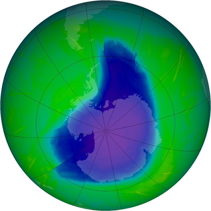 Ozone Map 2009-11-06